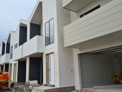 Rendered exterior walls